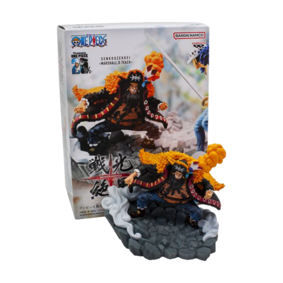 FIGURA ONE PIECE MARSHALL D. TEACH - BANPRESTO SENKOZEKKEI - Fridam Store