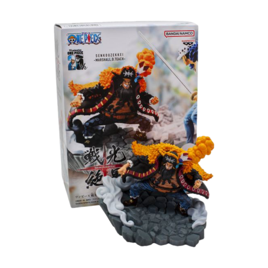 FIGURA ONE PIECE MARSHALL D. TEACH - BANPRESTO SENKOZEKKEI - Fridam Store