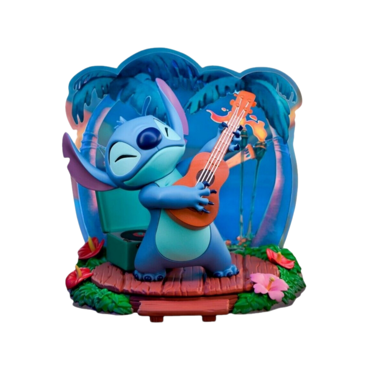 FIGURA STITCH CON GUITARRA - ABYSTYLE - Fridam Store