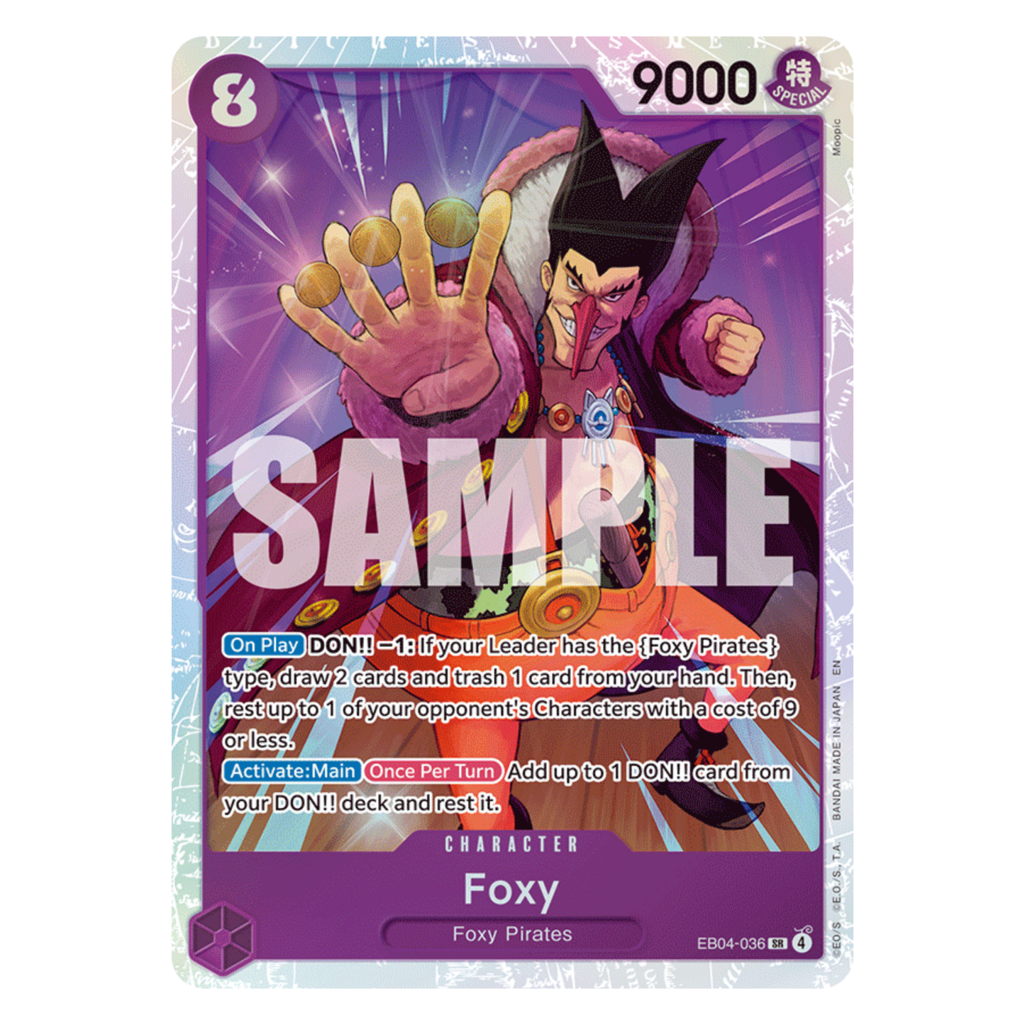 FOXY (EB04 036) SR - THE AZURE SEA´S SEVEN - INGLÉS - Fridam Store