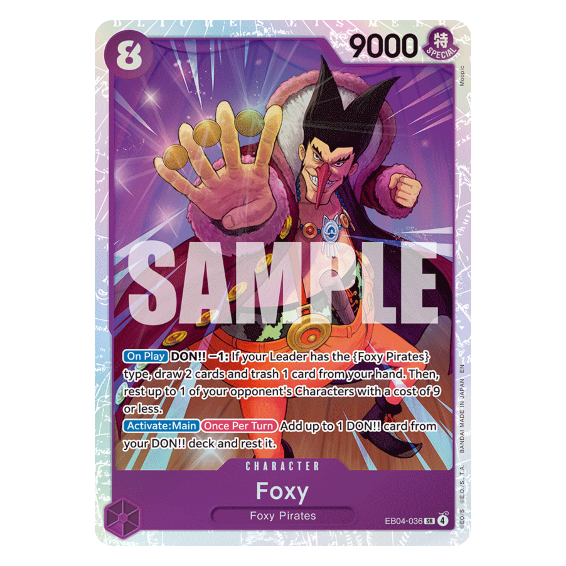 FOXY (EB04 036) SR - THE AZURE SEA´S SEVEN - INGLÉS - Fridam Store