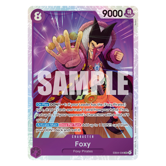 FOXY (EB04 036) SR - THE AZURE SEA´S SEVEN - INGLÉS - Fridam Store