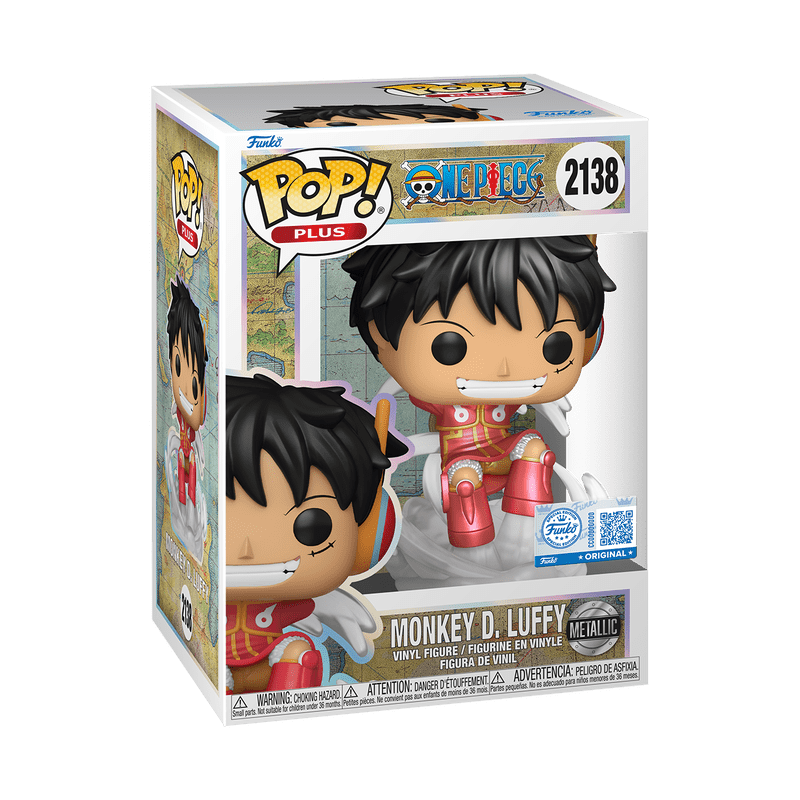 FUNKO POP ONE PIECE (METALLIC) - MONKEY D. LUFFY 2138 - FRIDAM