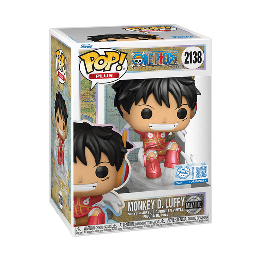 FUNKO POP ONE PIECE (METALLIC) - MONKEY D. LUFFY 2138 - FRIDAM