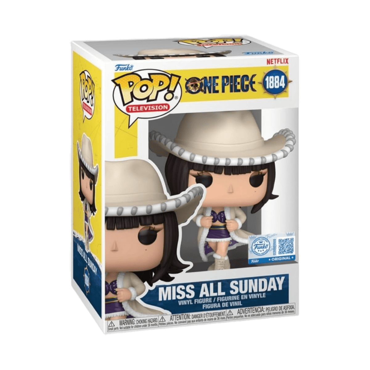 FUNKO POP ONE PIECE SPECIAL EDITION - MISS ALL SUNDAY #1884 - Fridam Store