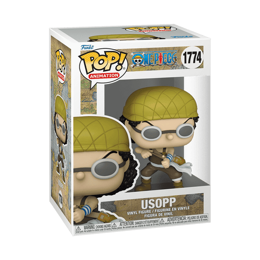FUNKO POP ONE PIECE - USOPP WITH RUBBER BAND 1774 - Fridam Store