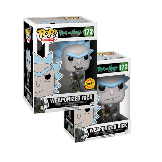 FUNKO POP RICK AND MORTY - WEAPONIZED RICK (REGULAR + CHASE) #172 - Fridam Store