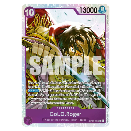 GOL D. ROGER (OP13 064) SR - CARRYING ON HIS WILL - INGLÉS - Fridam Store
