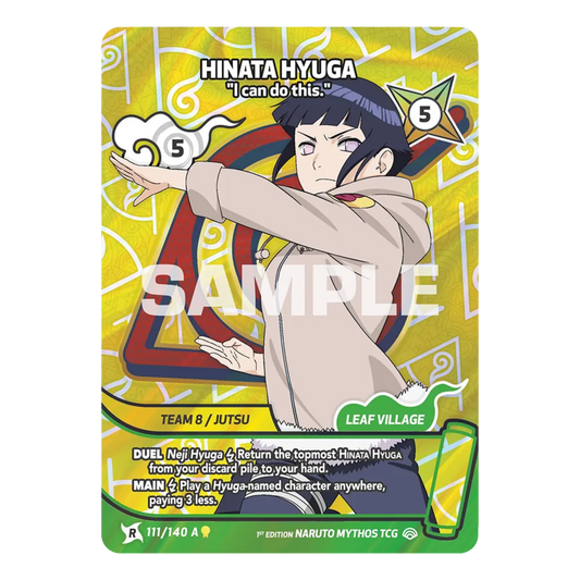 HINATA NYUGA (111/140 A) - SHINOBI SHIREN 1ST EDITION - INGLÉS - Fridam Store