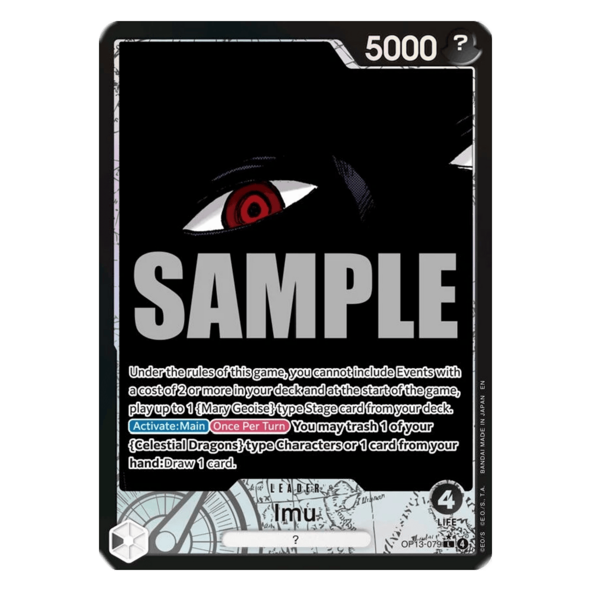 IMU (OP13 079) ALT ART LEADER - CARRYING ON HIS WILL - INGLÉS - Fridam Store