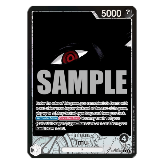 IMU (OP13 079) ALT ART LEADER - CARRYING ON HIS WILL - INGLÉS - Fridam Store