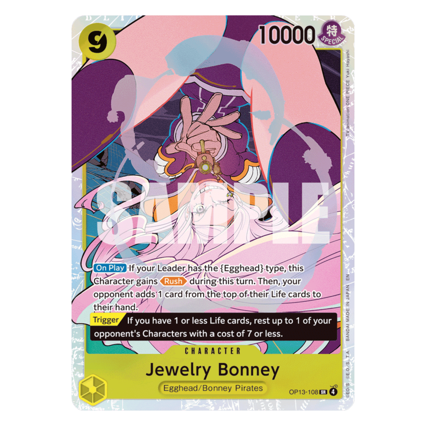 JEWERLY BONNEY (OP13 108) SR - CARRYING ON HIS WILL - INGLÉS - Fridam Store