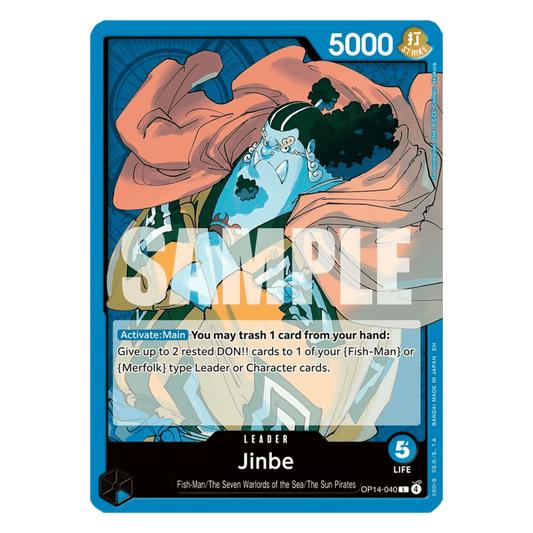 JINBE (OP14 040) LEADER - THE AZURE SEA'S SEVEN - INGLÉS - Fridam Store