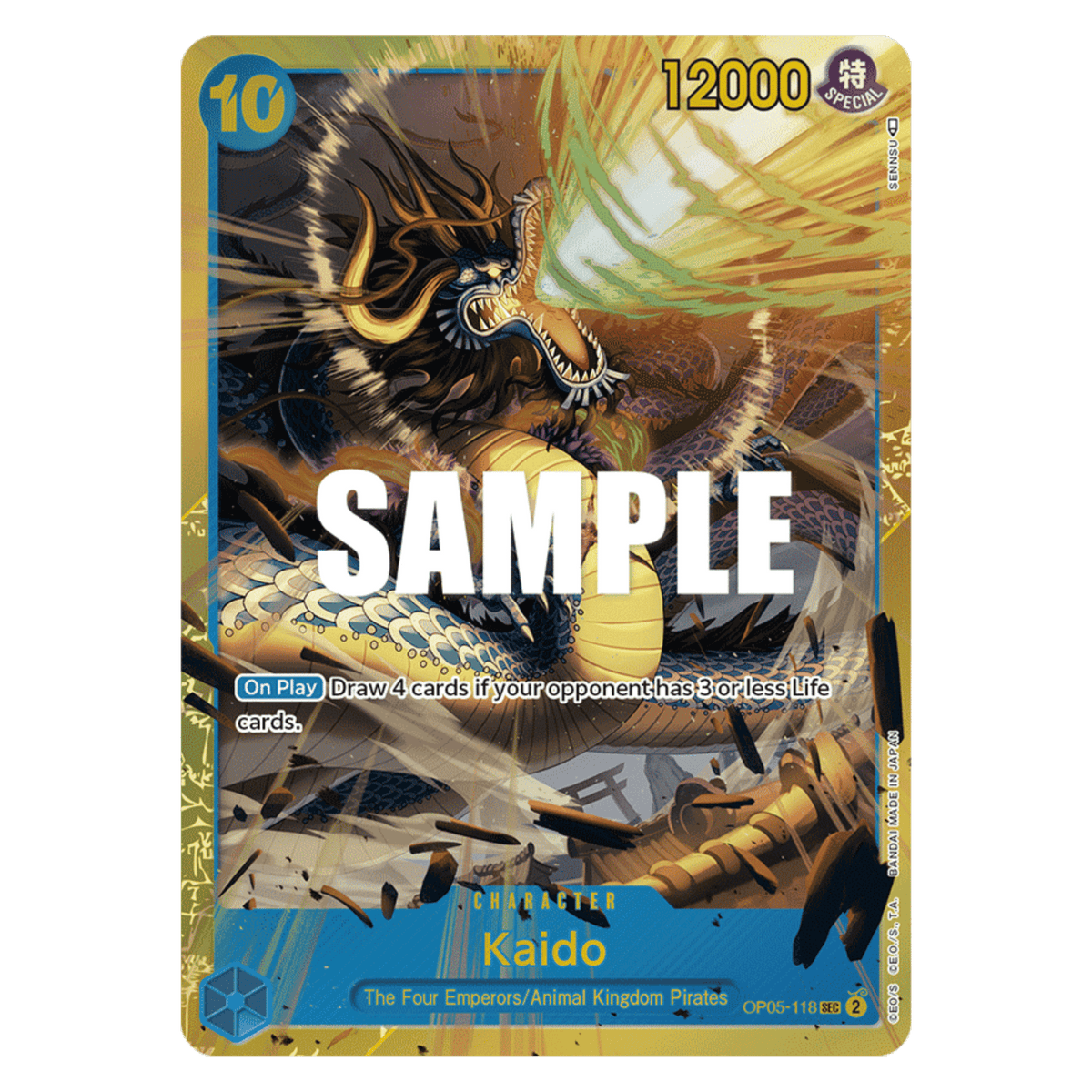 KAIDO (OP05 118) SEC - AWAKENING OF THE NEW ERA - INGLÉS - Fridam Store
