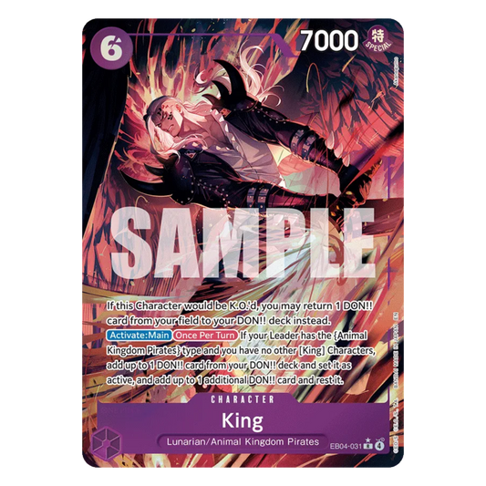 KING (EB04 031) R ALT ART - THE AZURE SEA'S SEVEN - INGLÉS - Fridam Store
