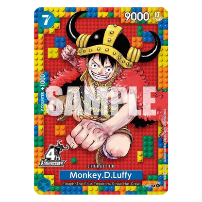 LEGO LUFFY (P 110) PROMO - 4TH ANNIVERSARY - INGLÉS - Fridam Store