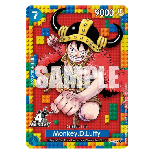 LEGO LUFFY (P 110) PROMO - 4TH ANNIVERSARY - INGLÉS - Fridam Store