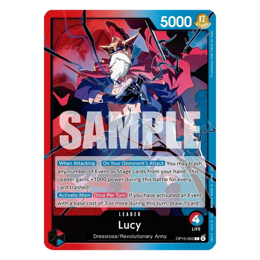 LUCY (OP15 002) LEADER - ADVENTURE ON KAMI’S ISLAND - INGLÉS - Fridam Store