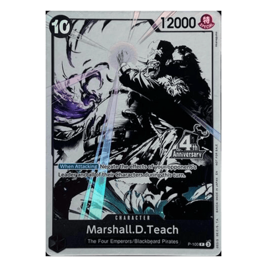 MARSHALL D. TEACH (P 100) - 4TH ANNIVERSARY TREASURE CAMPAING PACK - INGLÉS - Fridam Store