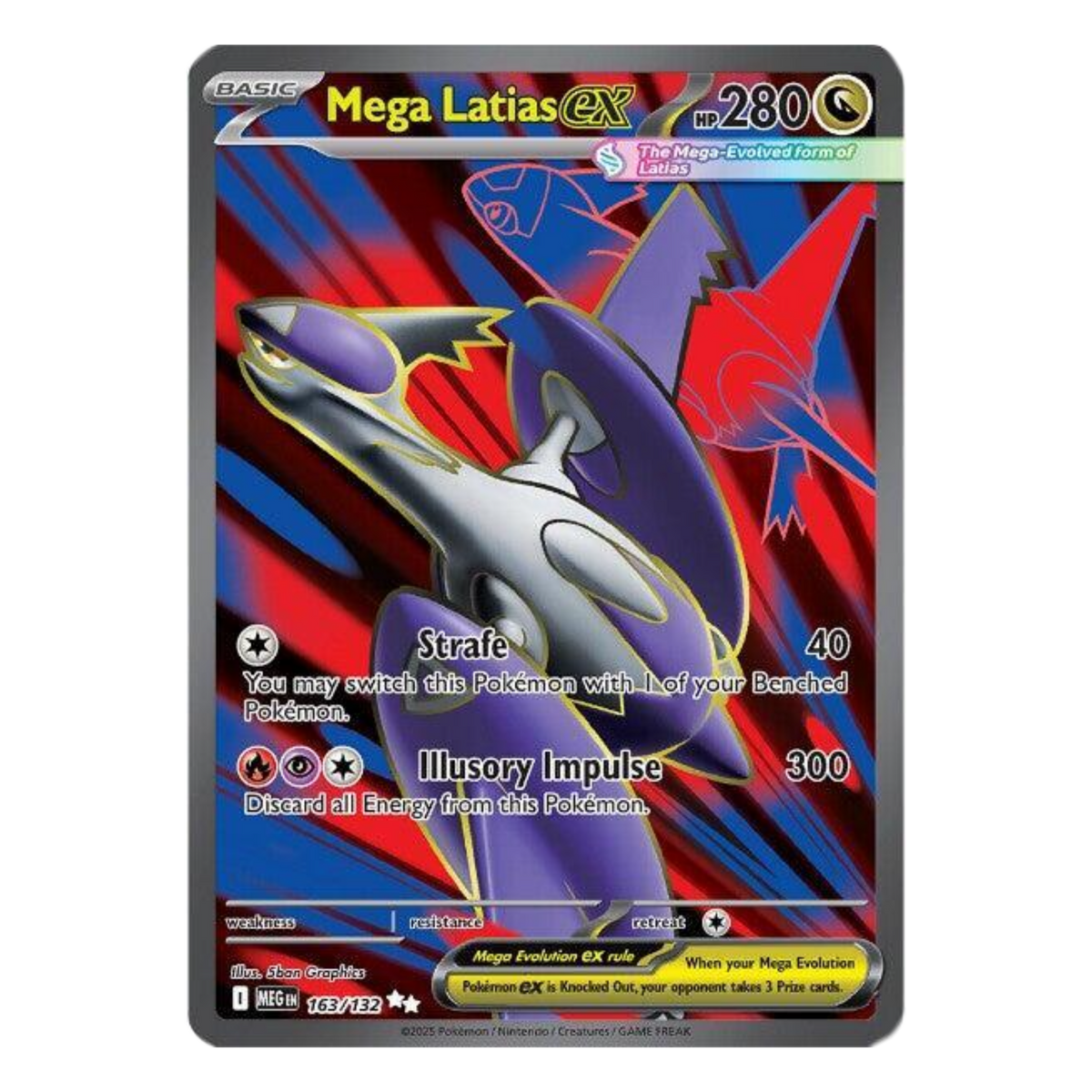 MEGA LATIAS EX (163/132) SR - MEGA EVOLUTION - INGLÉS - Fridam Store
