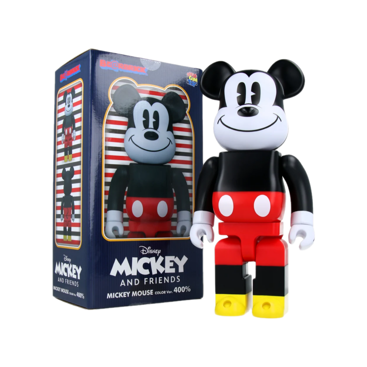 MICKEY MOUSE COLOR BE@RBRICK (400%) - MICKEY MOUSE & FRIENDS - Fridam Store