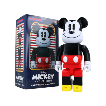 MICKEY MOUSE COLOR BE@RBRICK (400%) - MICKEY MOUSE & FRIENDS - Fridam Store