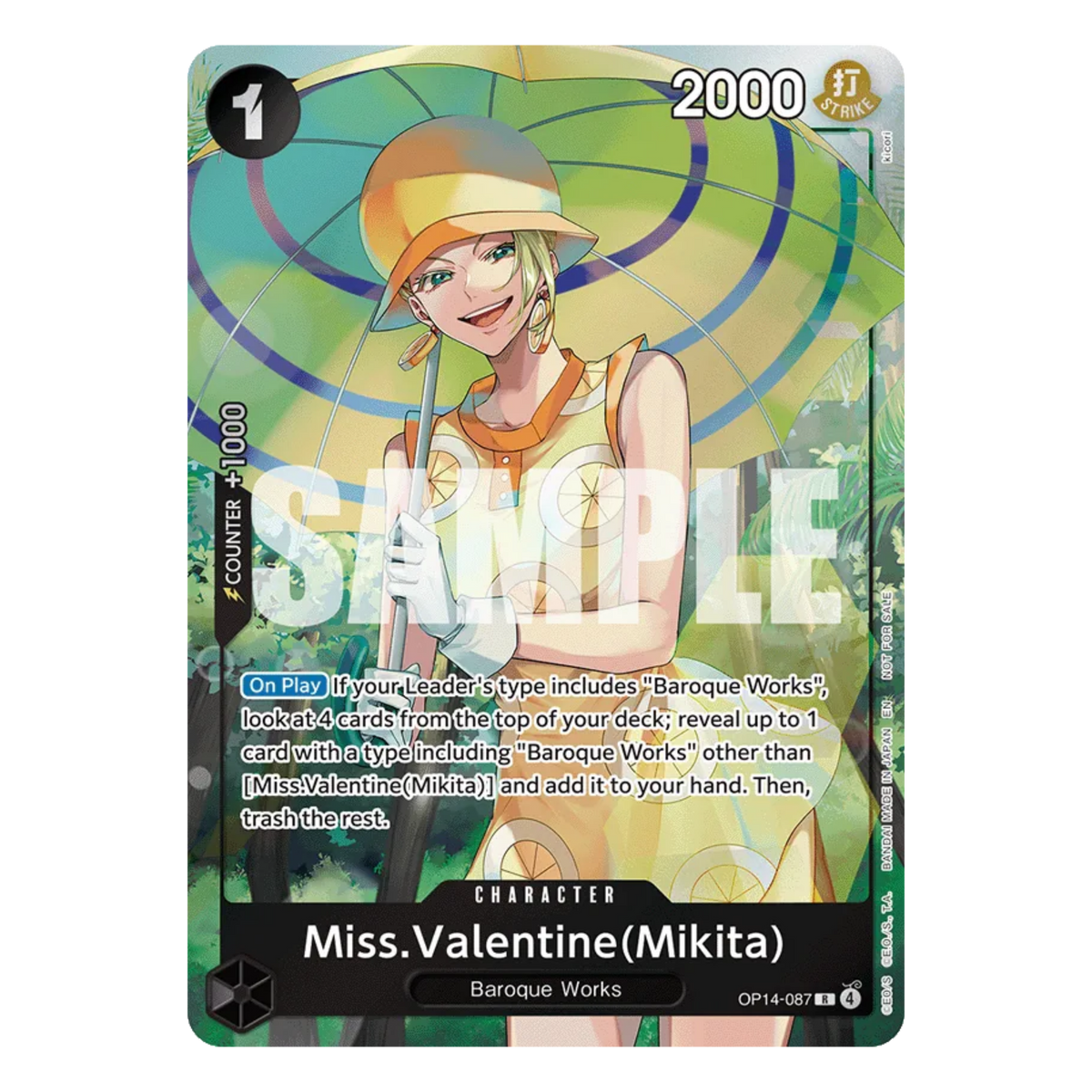 MISS. VALENTINE (OP14 087) - OP14 DASH PACK - INGLÉS - Fridam Store