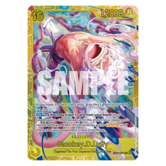 MONKEY D. LUFFY (EB04 061) SEC - ADVENTURE ON KAMI'S ISLAND - INGLÉS - Fridam Store