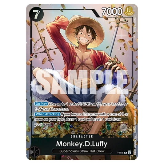MONKEY D. LUFFY (P075) - TS02 COLLECTION - INGLÉS - Fridam