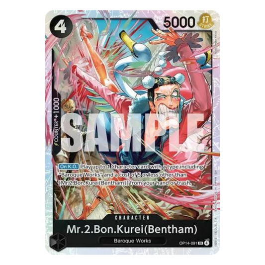 MR.2 BON KUREI (OP14 091) SR - THE AZURE SEA'S SEVEN - INGLÉS - Fridam Store