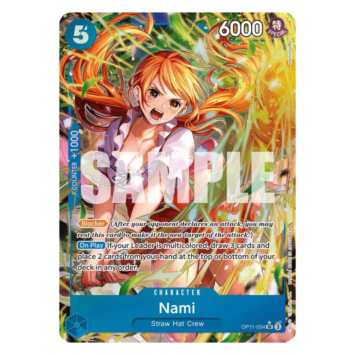 NAMI (OP11 054) SR ALT ART - A FIST OF DIVINE SPEED - INGLÉS - Fridam Store