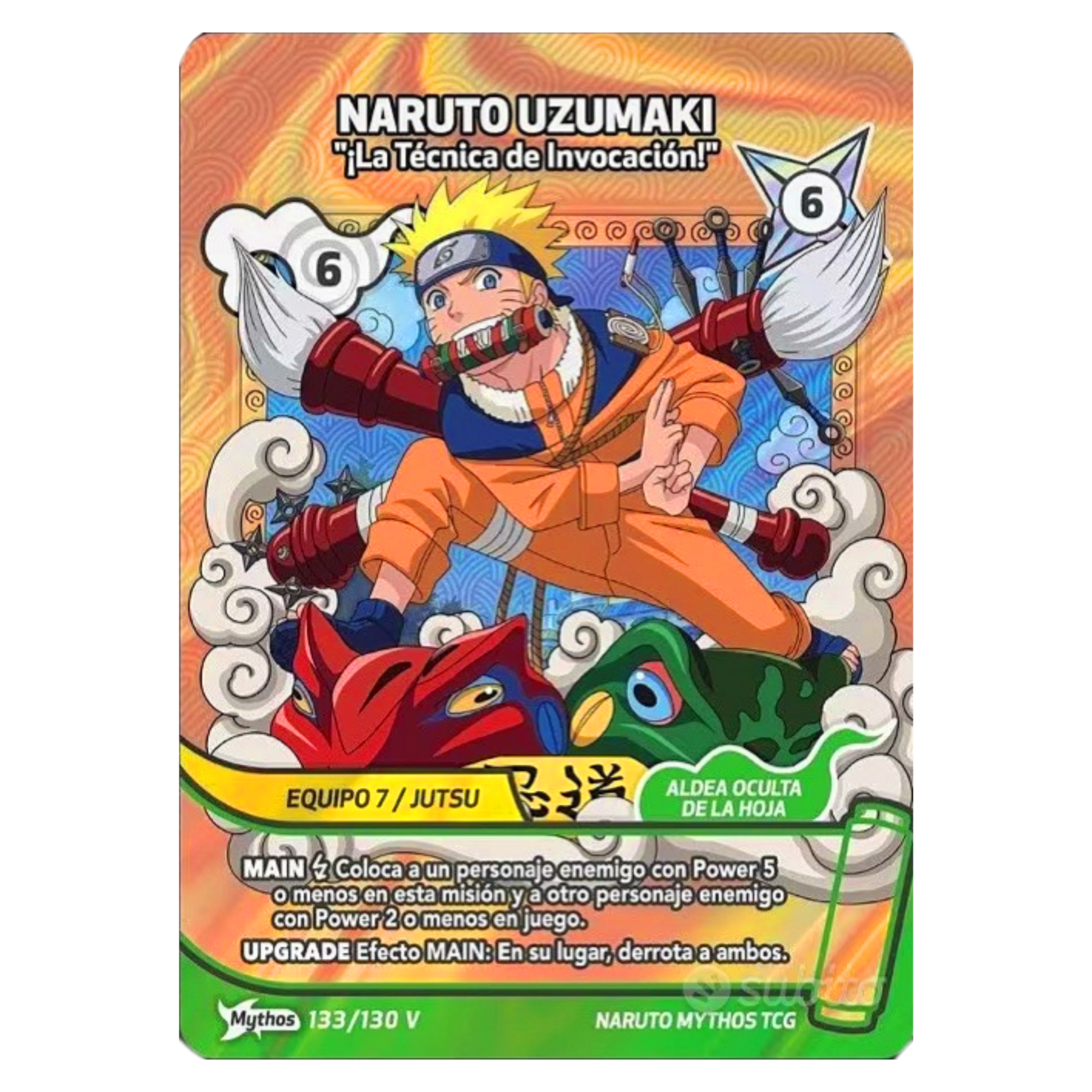 NARUTO MYTHOS EXCLUSIVE PROMO 133/130 + MANGA (SEALED) - Fridam