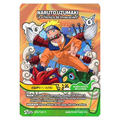 NARUTO MYTHOS EXCLUSIVE PROMO 133/130 + MANGA (SEALED) - Fridam