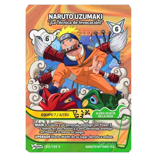 NARUTO MYTHOS EXCLUSIVE PROMO 133/130 + MANGA (SEALED) - Fridam