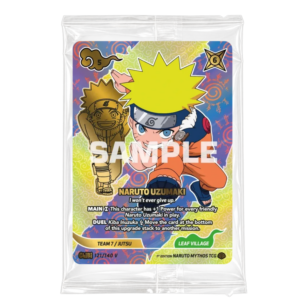 NARUTO UZUMAKI (121/140 V) CHIBI - SHINOBI SHIREN 1ST EDITION - INGLÉS - Fridam Store