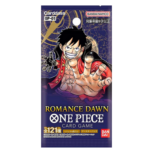 ONE PIECE OP01 BOOSTER PACK "ROMANCE DAWN" - JAPONÉS - Fridam Store