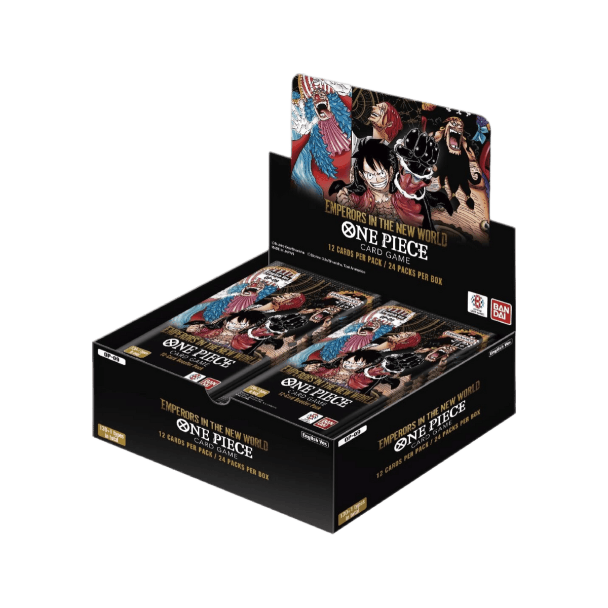 ONE PIECE OP09 BOOSTER BOX "EMPERORS IN THE NEW WORLD" - INGLÉS (SELLADO) - Fridam Store