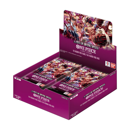 ONE PIECE OP11 BOOSTER BOX "A FIST OF DIVINE SPEED" - INGLÉS (SELLADO) - Fridam