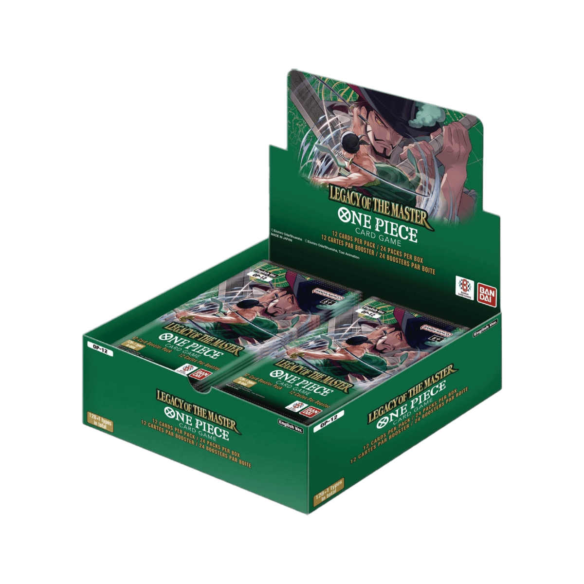 ONE PIECE OP12 BOOSTER BOX "LEGACY OF THE MASTER" - INGLÉS (SELLADO) - Fridam Store