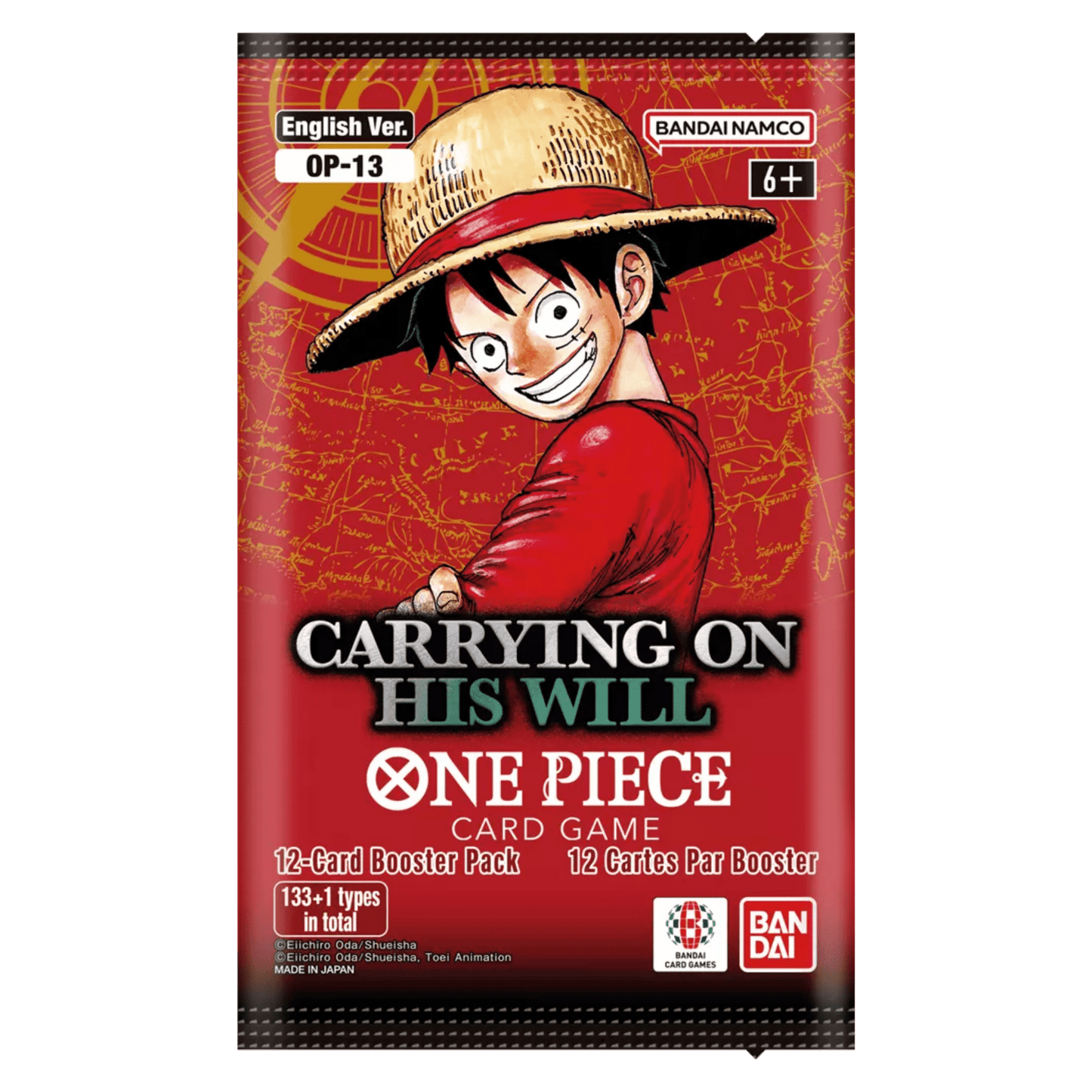 ONE PIECE OP13 BOOSTER BOX "CARRYING ON HIS WILL" - INGLÉS (SELLADO) - Fridam Store