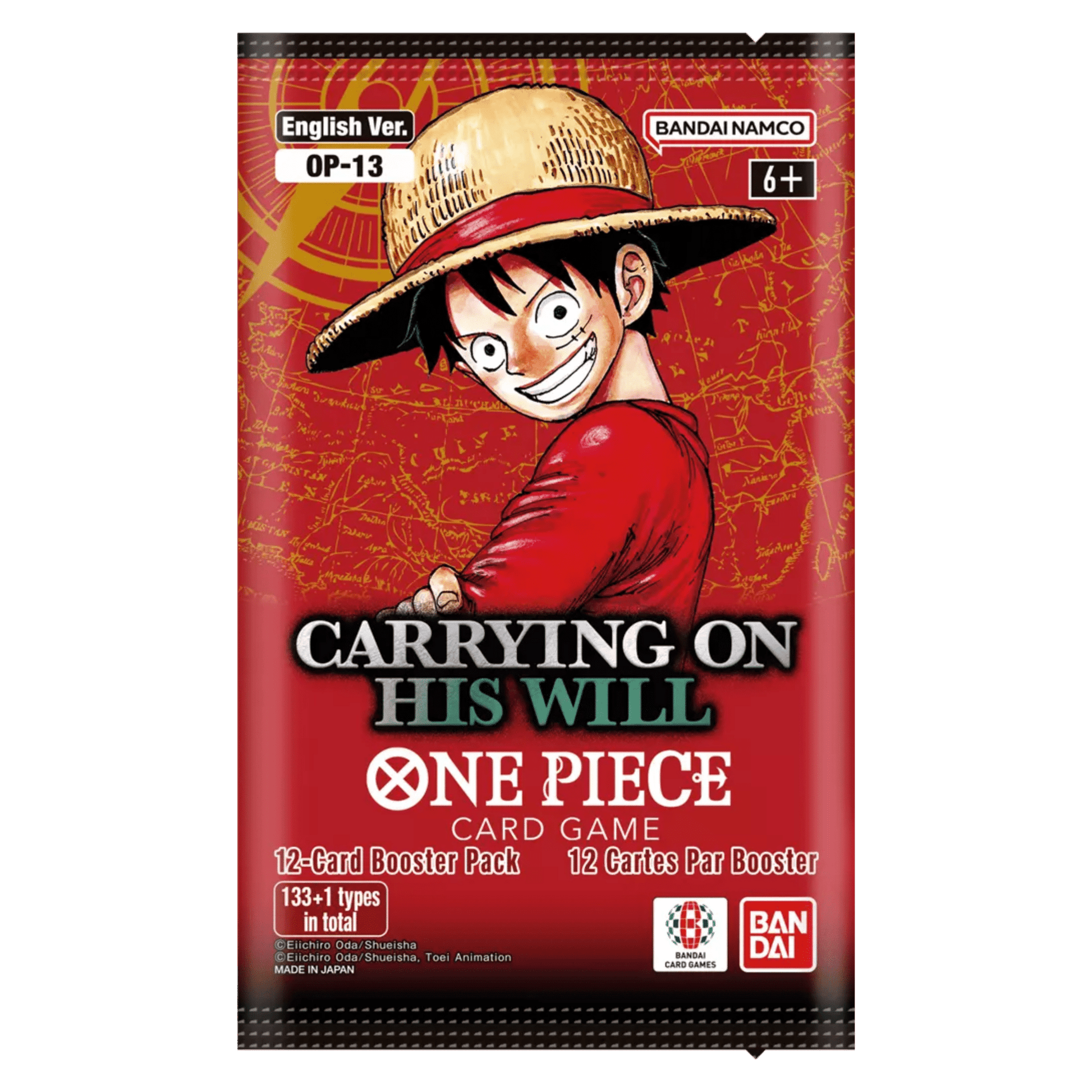 ONE PIECE OP13 BOOSTER BOX "CARRYING ON HIS WILL" - INGLÉS (SELLADO) - Fridam Store