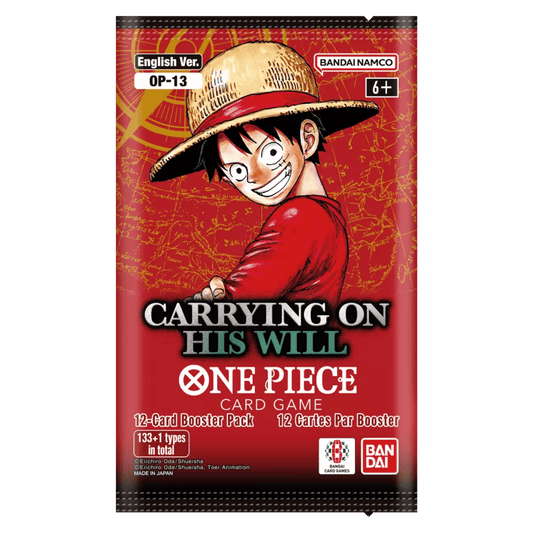 ONE PIECE OP13 BOOSTER BOX "CARRYING ON HIS WILL" - INGLÉS (SELLADO) - Fridam Store