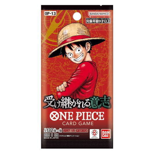 ONE PIECE OP13 BOOSTER PACK "CARRYING ON HIS WILL" - JAPONÉS - Fridam Store