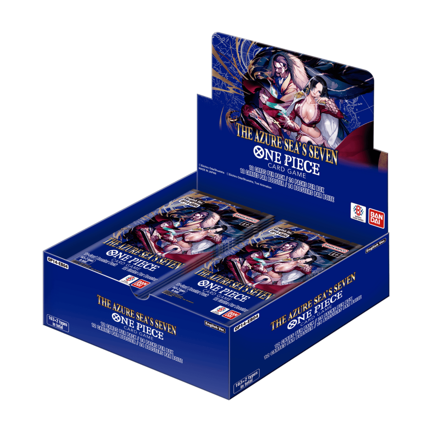 ONE PIECE OP14 BOOSTER BOX "THE AZURE SEA´S SEVEN" - INGLÉS (SELLADO) - Fridam Store