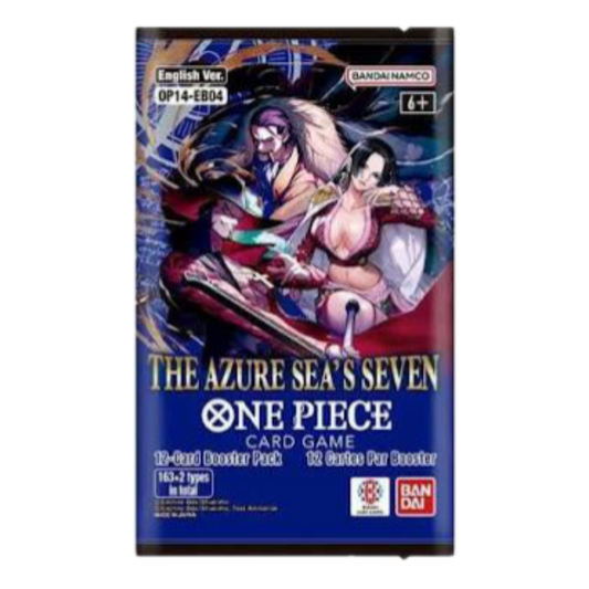 ONE PIECE OP14 BOOSTER PACK "THE AZURE SEA´S SEVEN" - INGLÉS - Fridam Store
