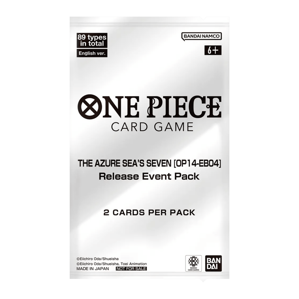 ONE PIECE OP14-EB04 "THE AZURE SEA'S SEVEN" RELEASE EVENT PACK - INGLÉS - Fridam Store
