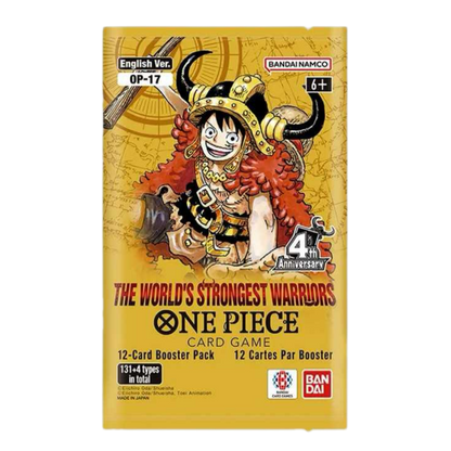 ONE PIECE OP17 BOOSTER BOX "THE WORLD STRONGEST WARRIORS" - INGLÉS (SELLADO) - MAX. 2 PER CUSTOMER - Fridam Store