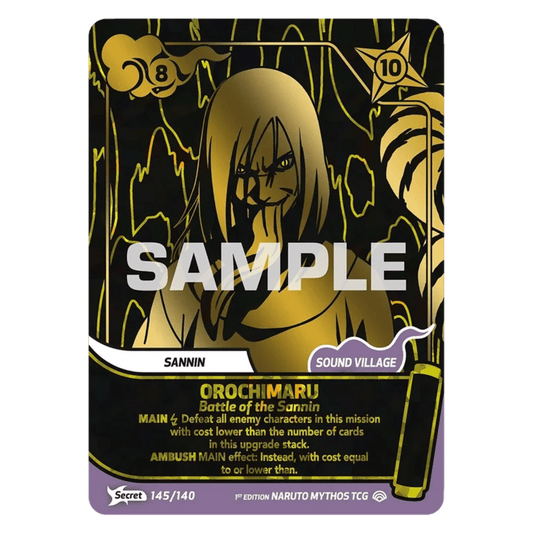 OROCHIMARU (145/140) SECRET RARE - SHINOBI SHIREN - INGLÉS - Fridam Store