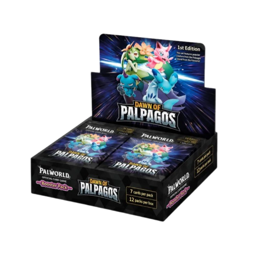 PALWORLD BP01 BOOSTER BOX "DAWN OF PALPAGOS" 1ST EDITION - ENGLISH (SEALED) - Fridam Store