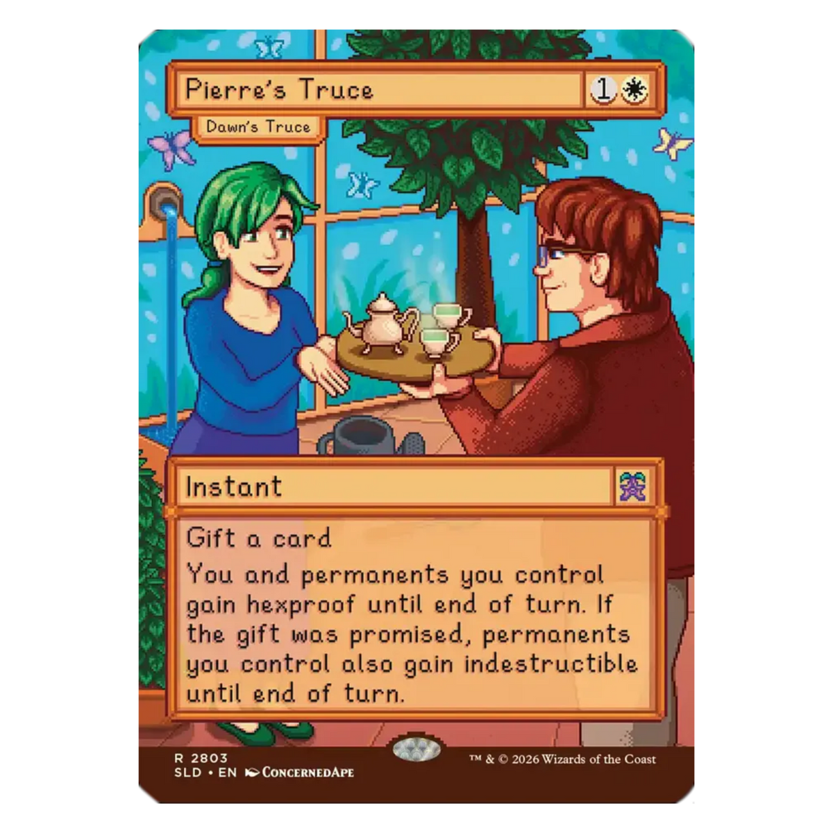 PIERRE'S TRUCE (2803) R - MTG x STARDEW VALLEY - INGLÉS - Fridam Store